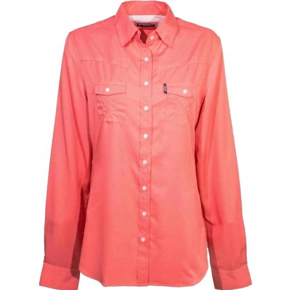 Hooey Coral Snap-Front Western Shirt